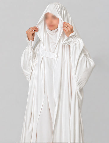 SAUDI JILBAB - WHITE