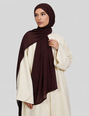 Plain Hijab - Espresso