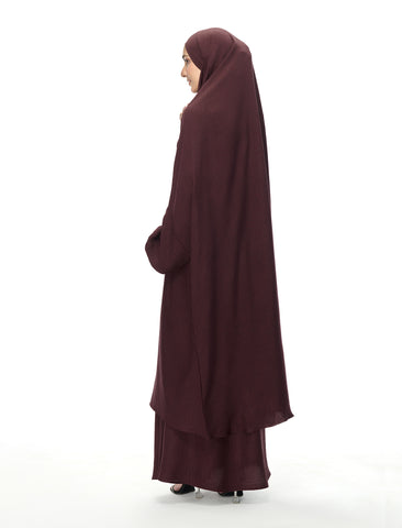 JILBAB SET– BROWN