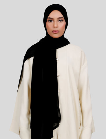 Plain Hijab - Siyah