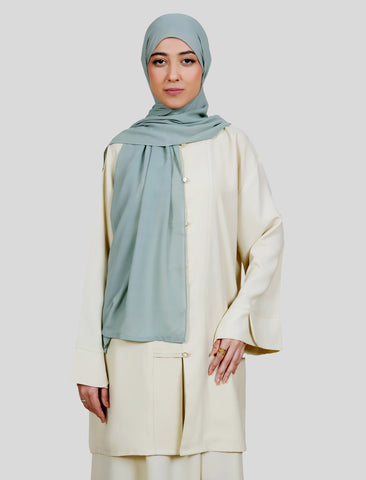 Plain Hijab - Sage Mist