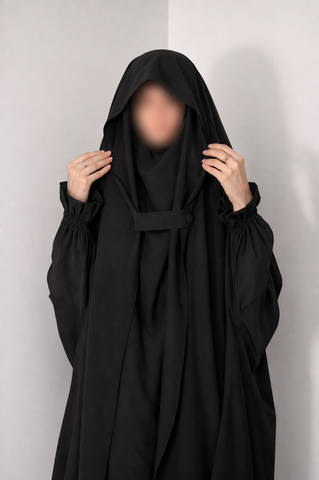 SAUDI JILBAB - BLACK
