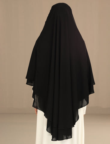 2-LAYER KHIMAR-BLACK
