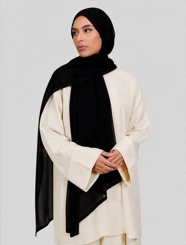 Plain Hijab - Siyah