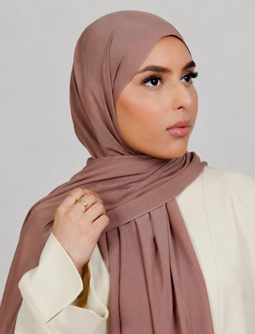 Plain Hijab - Rosewood