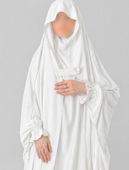 SAUDI JILBAB - WHITE