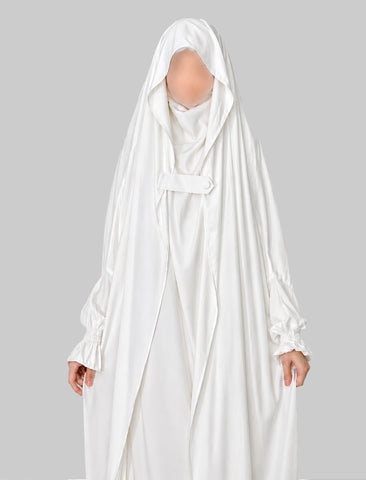 SAUDI JILBAB - WHITE