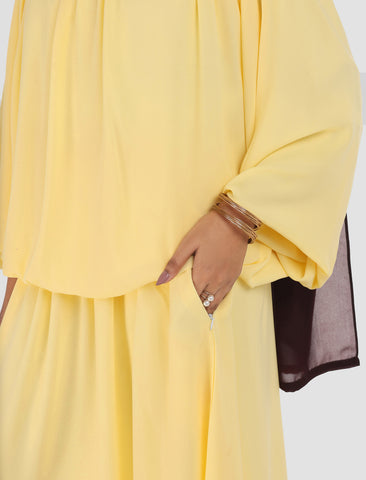 Co-ord set- butter yellow