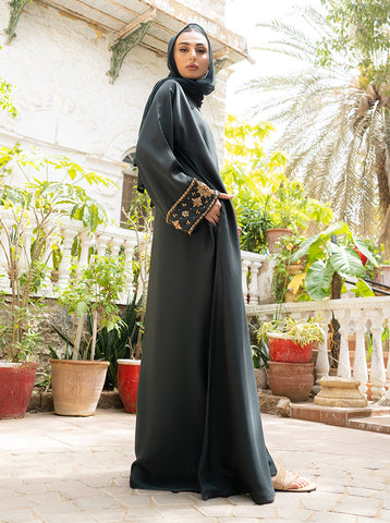 ALYAZYA EMBELLISHED ABAYA