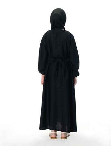 BASIC MAXI ABAYA – BLACK (KIDS)