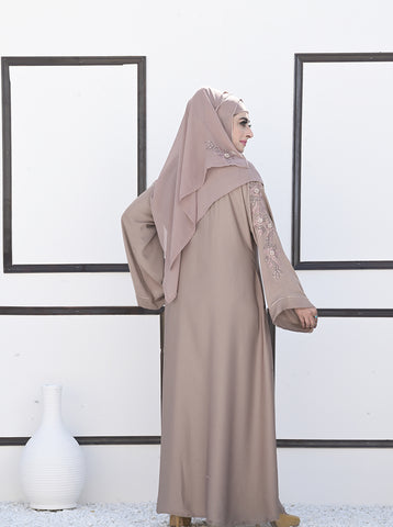 FATEMEH FRONT OPEN LUXURY ABAYA