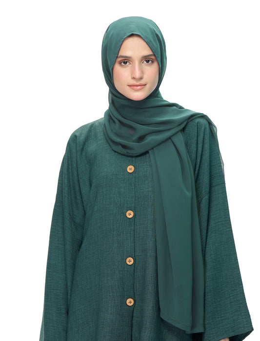 Hijab-Deep Green