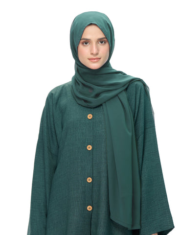 Hijab-Deep Green