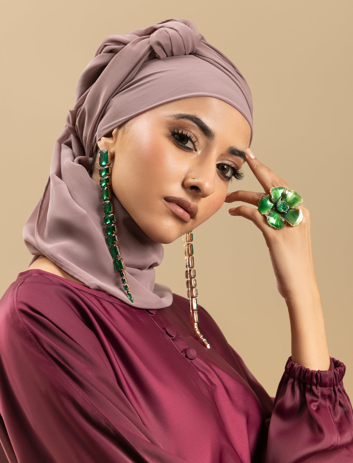 Hijab- Soft Mauve
