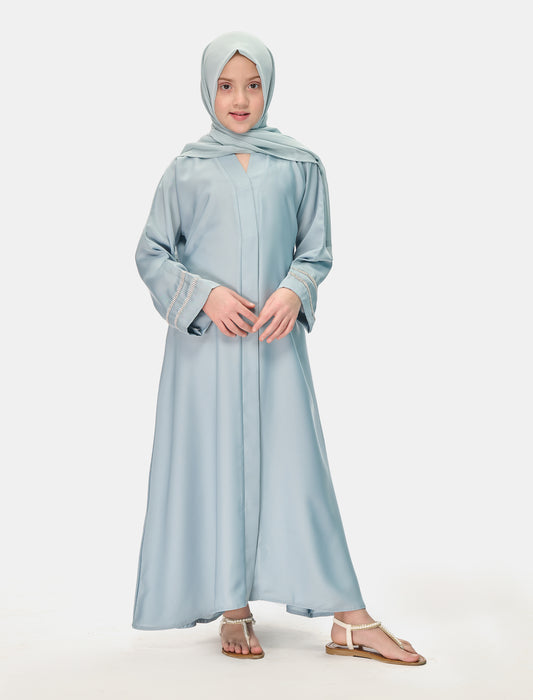 KIDS ABAYA – ICE BLUE (KIDS)