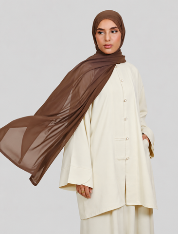 Plain Hijab - Cocoa