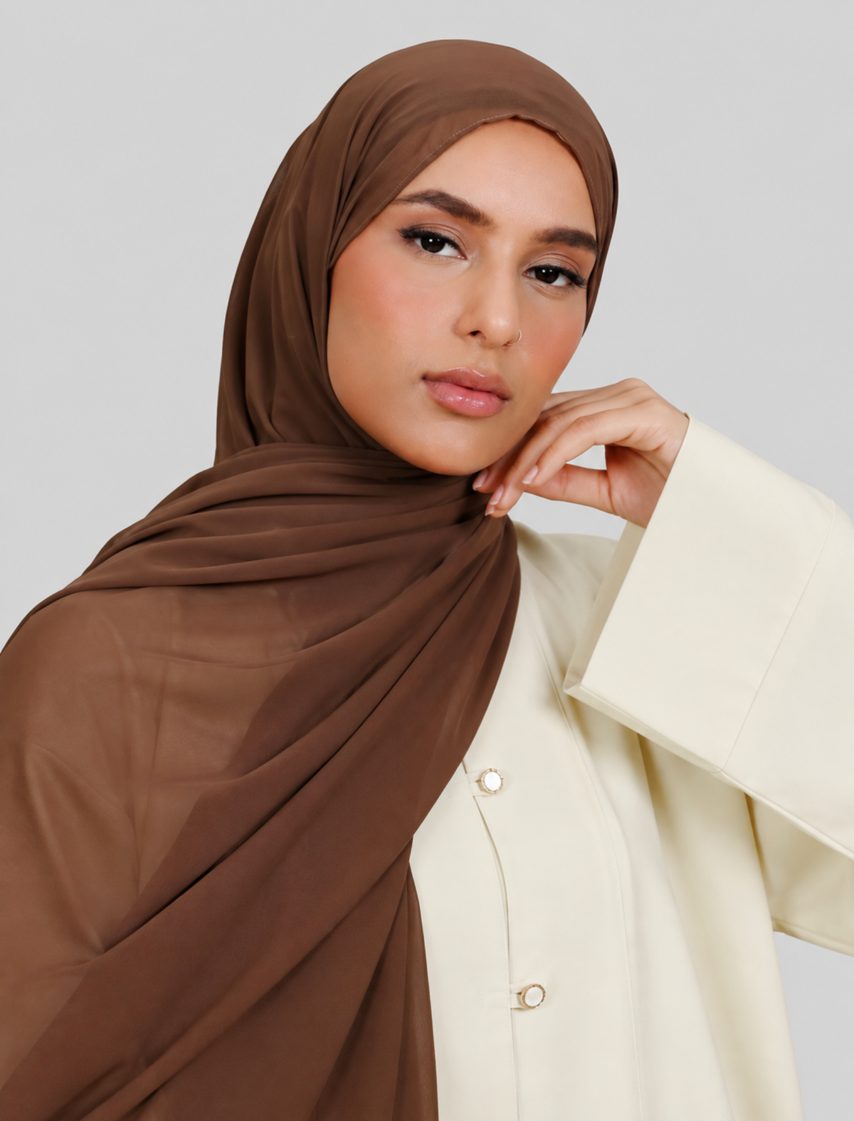 Plain Hijab - Cocoa