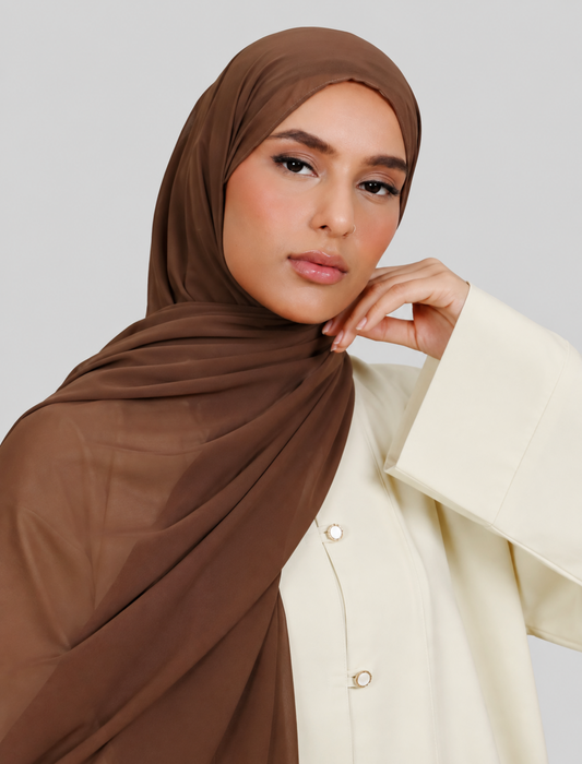 Plain Hijab - Cocoa