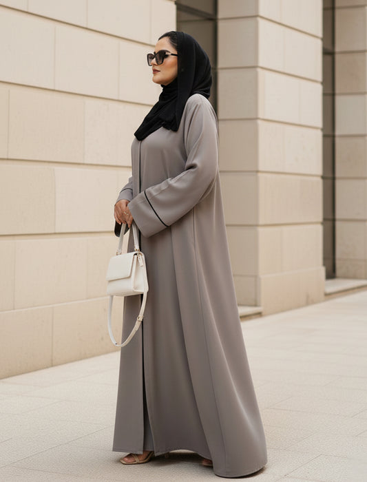 MIST ABAYA- GREY