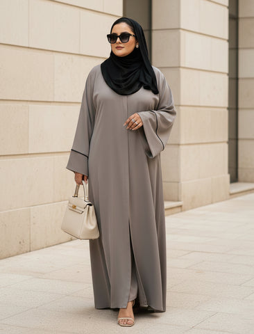 MIST ABAYA- GREY