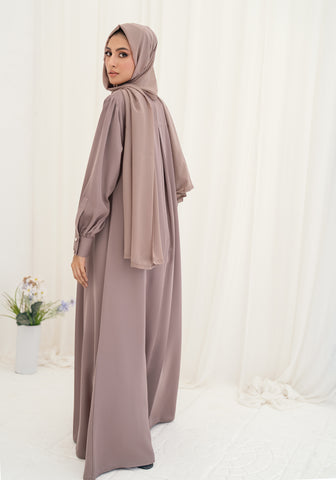 Kuthban Maxi Abaya - Beige