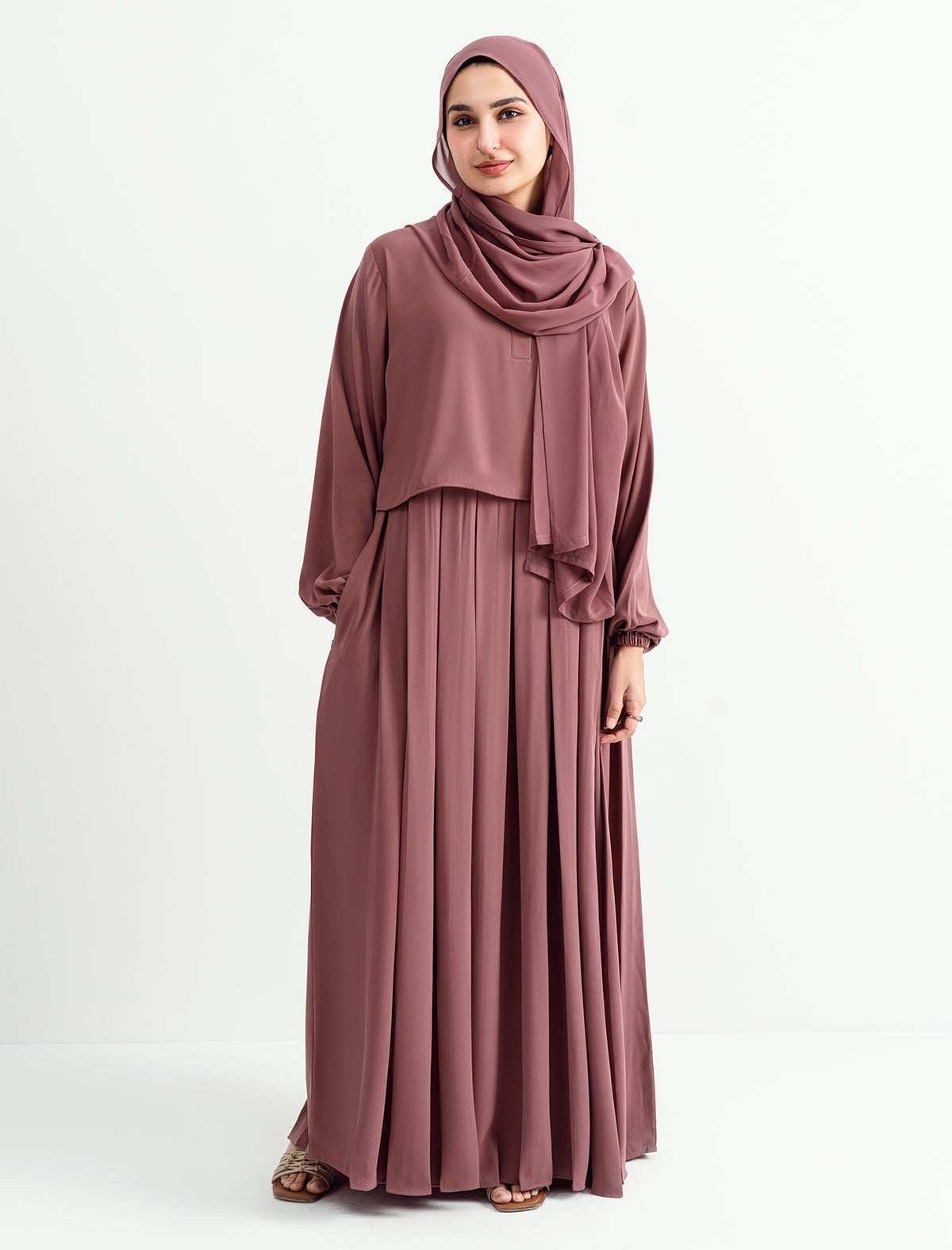 LUNA ABAYA – MUAVE TAUPE
