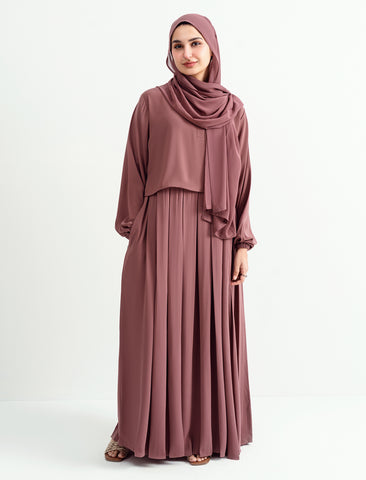 LUNA ABAYA – MUAVE TAUPE