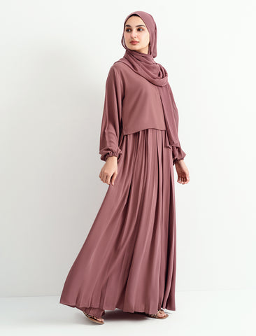 LUNA ABAYA – MUAVE TAUPE