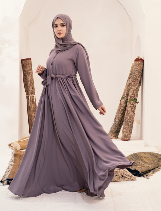MALADH MAXI  ABAYA- LILAC