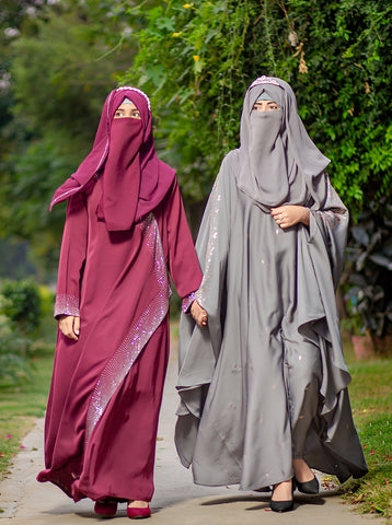 MUZNAH ROYAL BUTTERFLY ABAYA