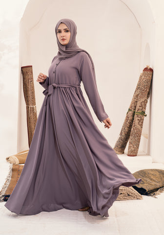 Malādh Maxi Abaya- Lilac