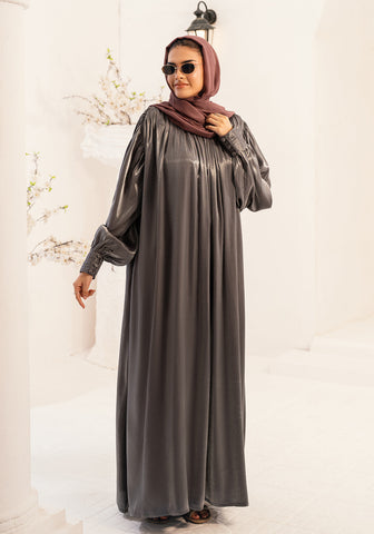 MARSAA MAXI ABAYA- CHARCOAL-SALE