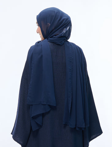 Matching Hijab- Navy Blue