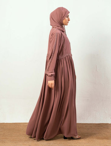 SERENAH ABAYA- PURPLE MUAVE