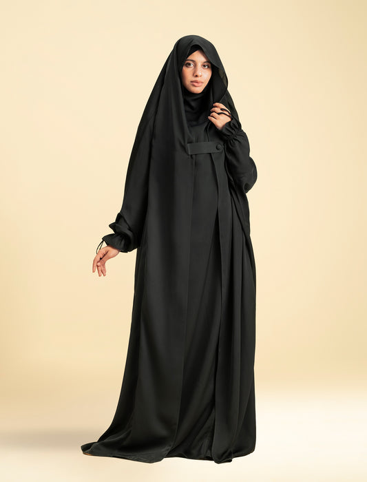 SAUDI JILBAB - BLACK