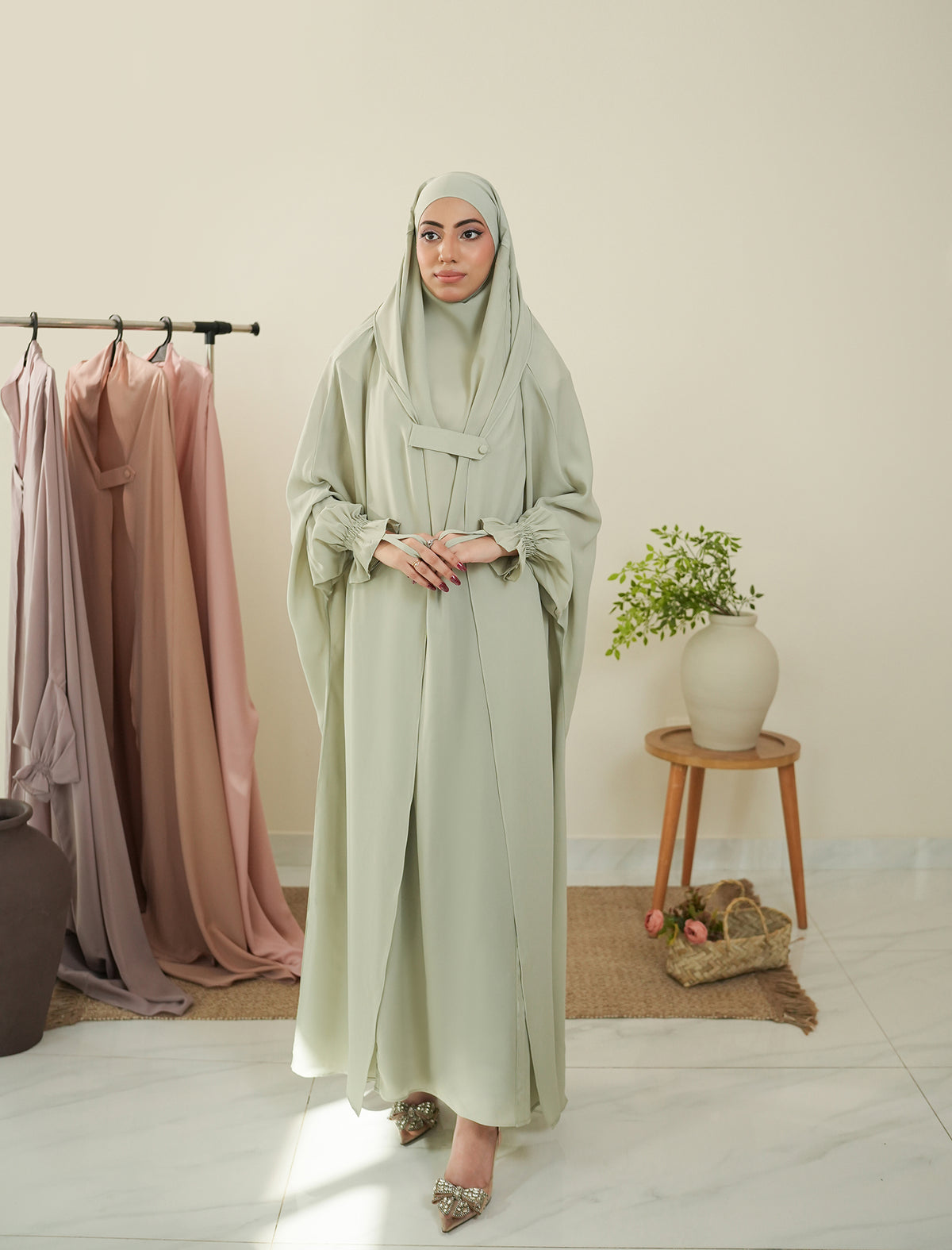 SAUDI JILBAB - PISTACHIO