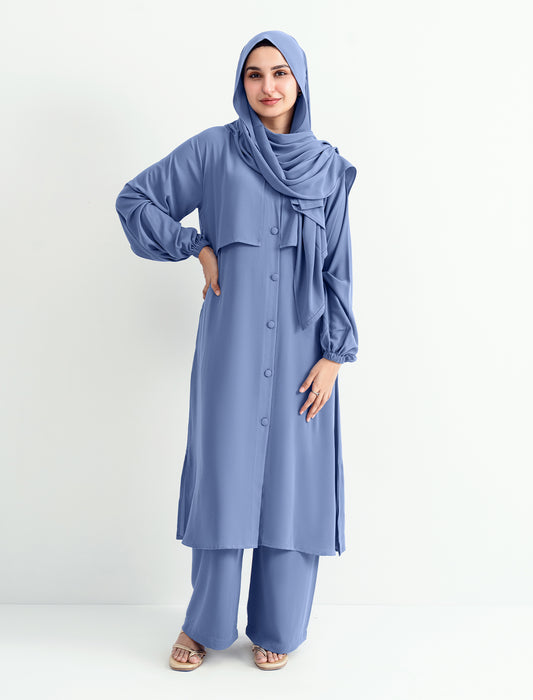 CO-ORD SET – DUSTY BLUE