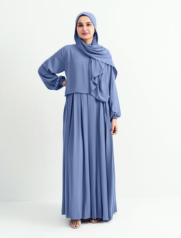 LUNA ABAYA – DUSTY BLUE