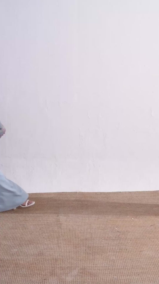 BLOOM ABAYA- ICE  BLUE