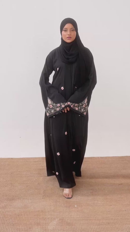 HANEEN ABAYA- BLACK