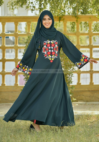 Zephyr Floral Abaya