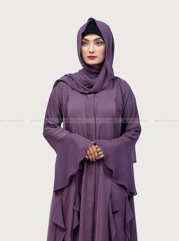 Aida Abaya-Wine purple