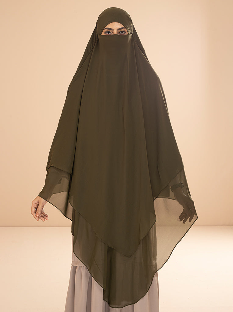 BAREERAH KHIMAR HIJAB-OLIVE