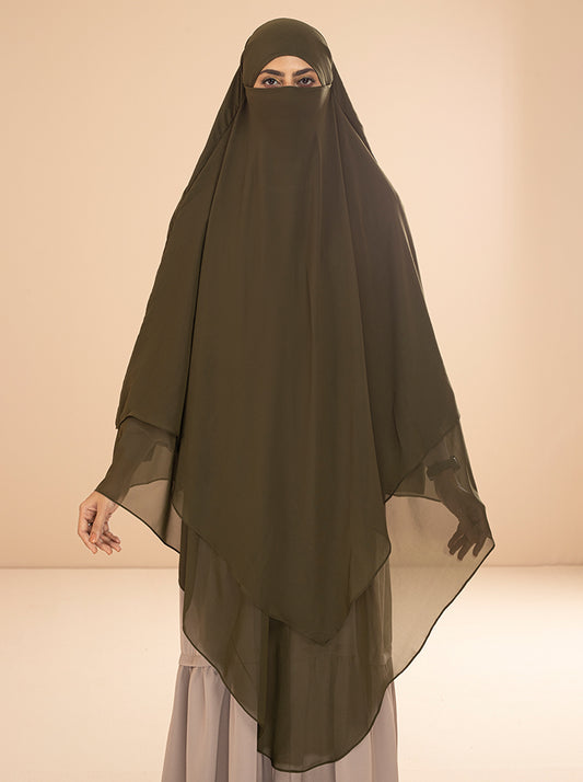 BAREERAH KHIMAR HIJAB-OLIVE