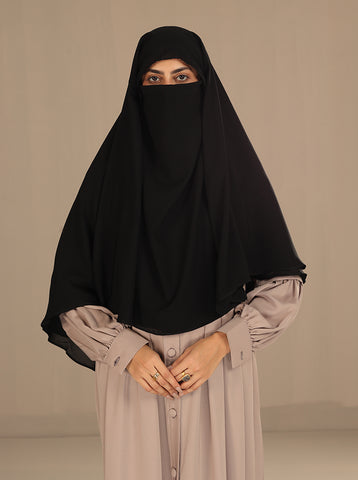 Nasirah Turkish Hijab Black
