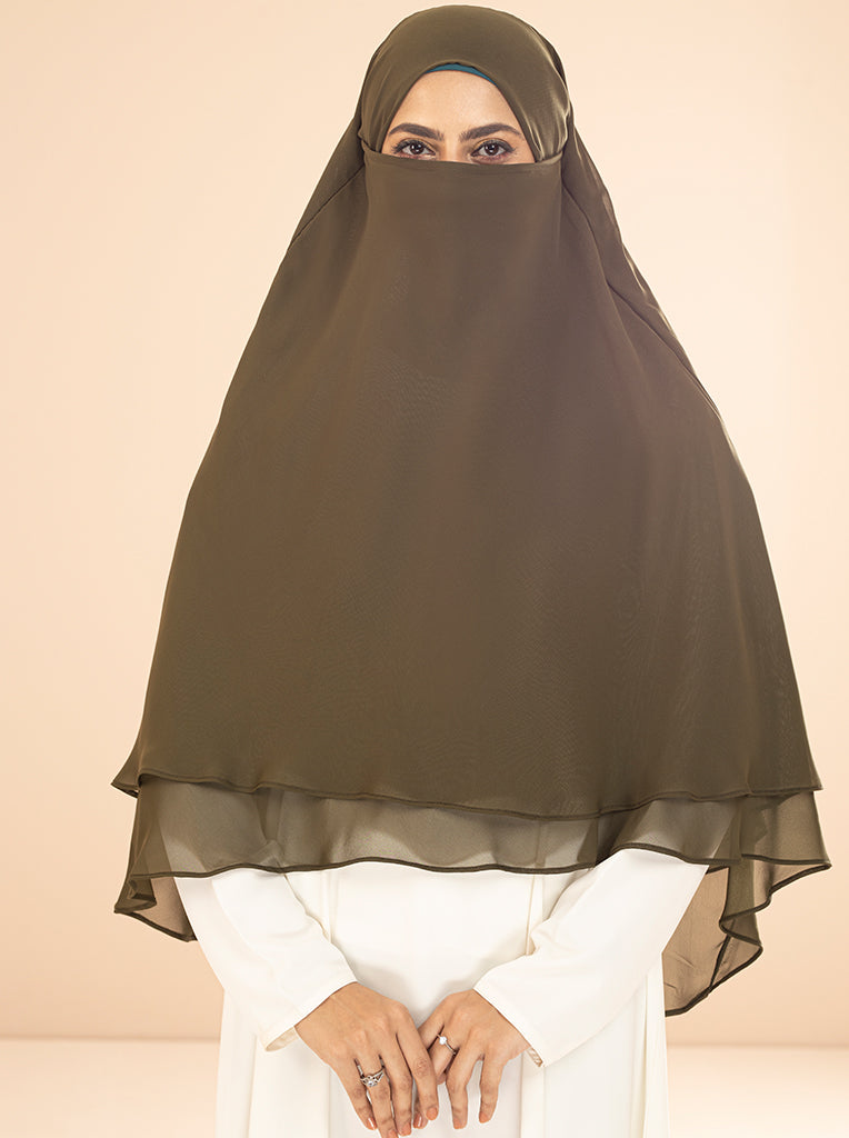 KHIMAR HIJAB-OLIVE