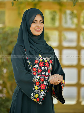 Zephyr Floral Abaya