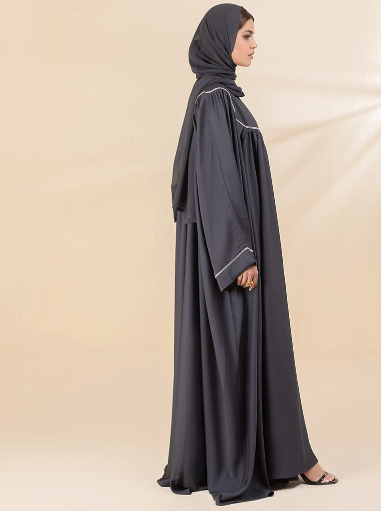 Huda Maxi Abaya | Black Camels