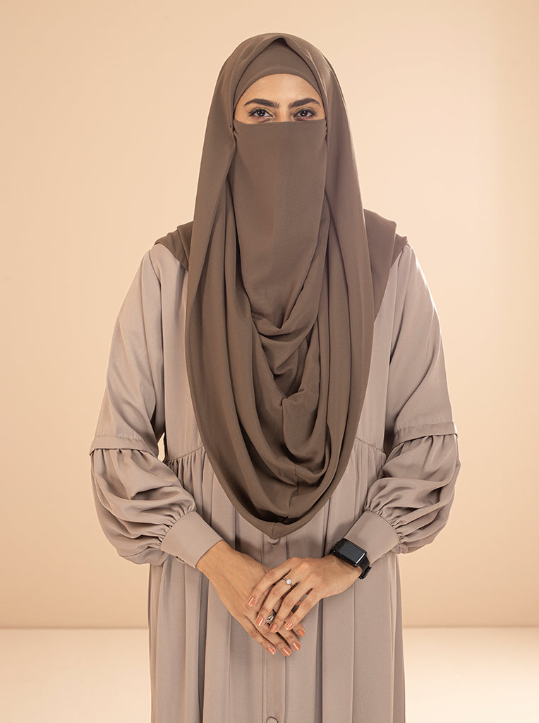 MISRI HIJAB-CARAMEL BROWN