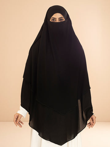 Shanaz Khimar Hijab Black